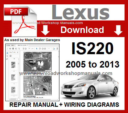 Lexus IS 220 Workshop Service Repair Manual